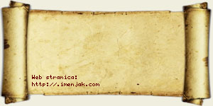 Jadranka Džaković vizit kartica